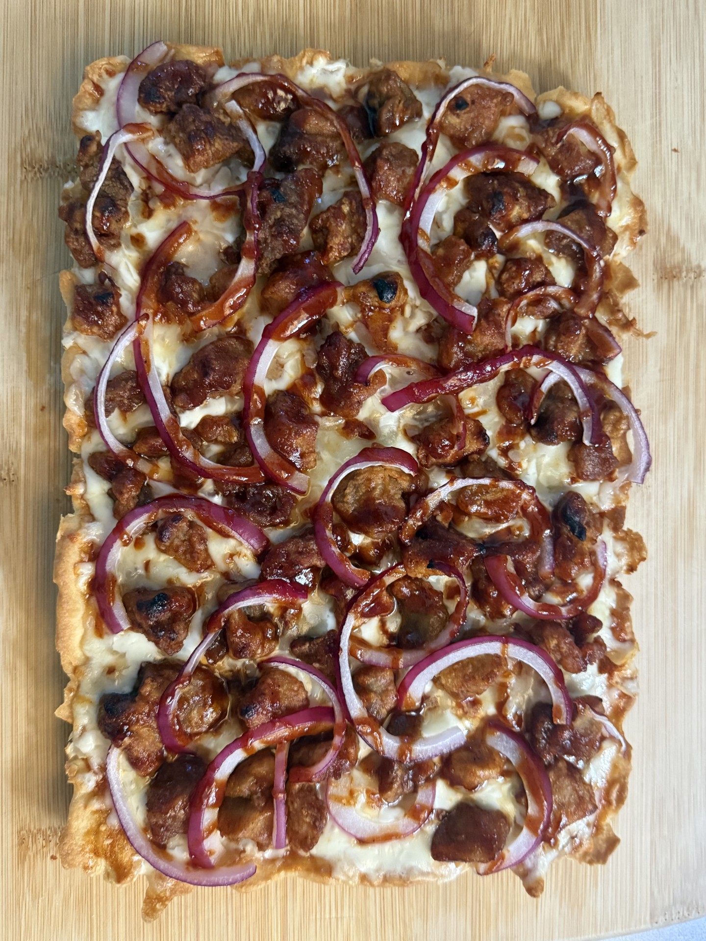 BBQ Chicken Old Forge Style Pizza