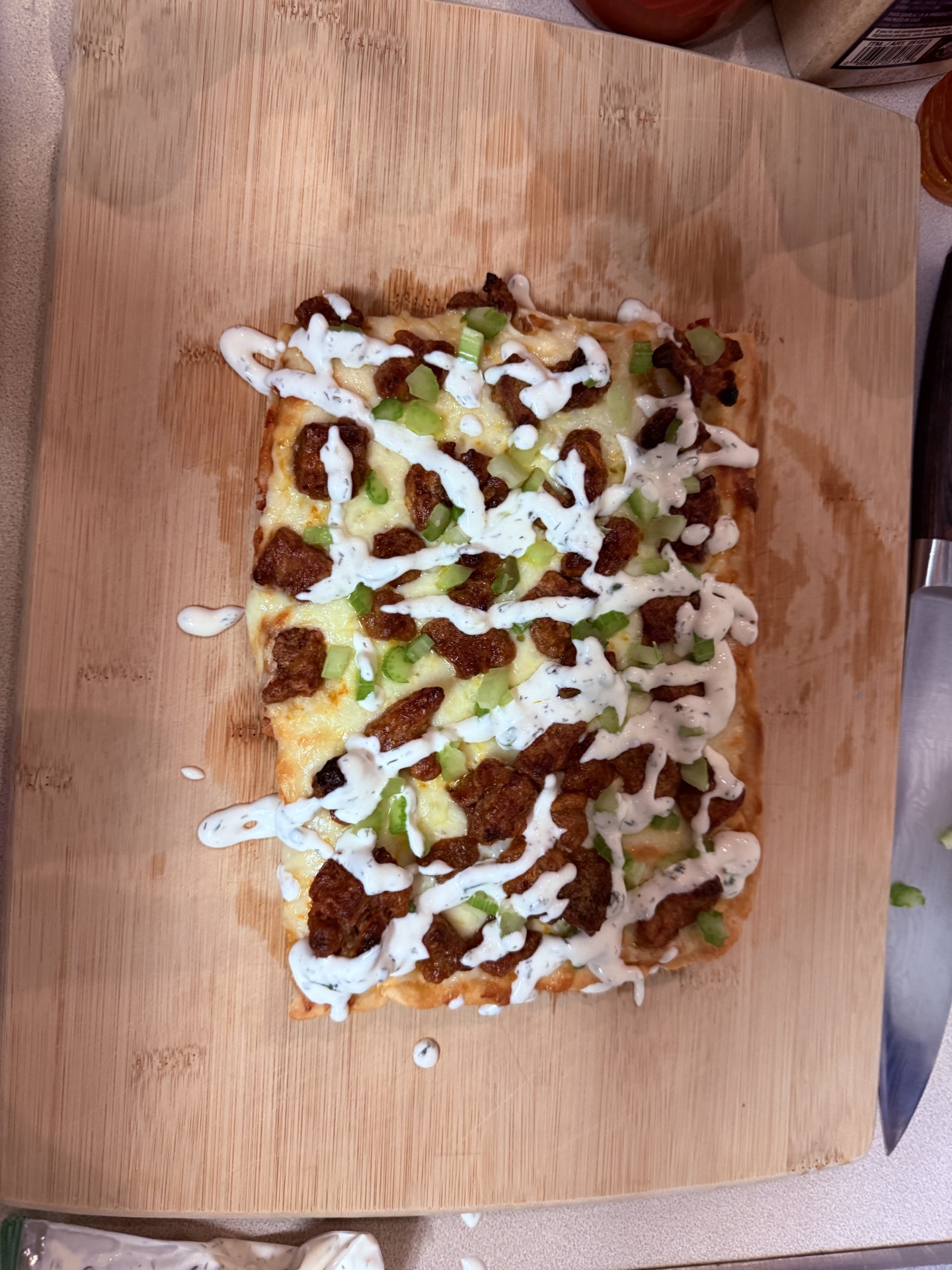 J's Sweet Heat Old Forge Style Chicken Wing Pizza